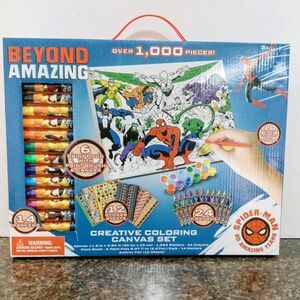 Spiderman Creative Coloring Canvas Set